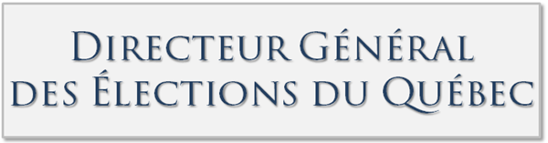 Directeur General Elections du Quebec